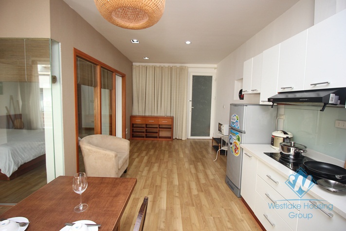 Service one bedroom apartment for rent in city center, Ha Noi